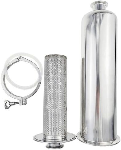 Tri Clamp Filter Stainless Steel SS304 Pipe Straight Filter 100 Mesh Filter, for Machinery Manufacturers Parts(OD38mmxferrule50.5) in Saudi Arabia