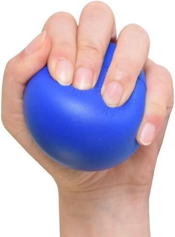 كرة قبضة تمرين اليد، مقوي للأصابع باللون الأزرق، أداة تدريب للمعصم واليد للرياضة واللياقة البدنية in Kuwait