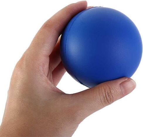 كرة قبضة تمرين اليد، مقوي للأصابع باللون الأزرق، أداة تدريب للمعصم واليد للرياضة واللياقة البدنية in Kuwait