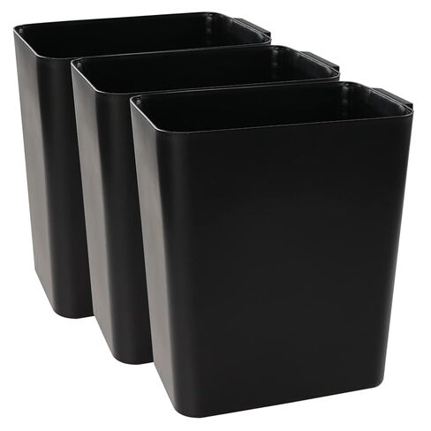 3-Pack 4.5 Gallon Trash Can, Gray Waste Bin for Under Desk, Kitchen, Home, Office in Saudi Arabia