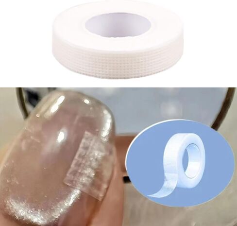 Nail Repair Wrap Fabric Instant Reinforce Repair Bandage Tape Protector Self Adhesive Nail Wrap for Nail Repair Kit Broken Cracked Split Nails UV Gel Acrylic Nail Art Extension Manicure Tool in Saudi Arabia