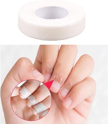 Nail Repair Wrap Fabric Instant Reinforce Repair Bandage Tape Protector Self Adhesive Nail Wrap for Nail Repair Kit Broken Cracked Split Nails UV Gel Acrylic Nail Art Extension Manicure Tool in Saudi Arabia