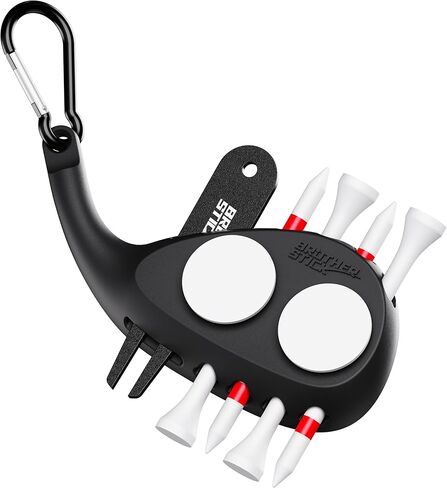 حامل تي شيرت جولف لملحقات حقيبة الجولف للرجال، حامل تي شيرت 3 في 1، يتضمن 6 تي شيرت جولف، أداة إصلاح ديفت وعلامة كرة جولف، هدايا جولف أنيقة للرجال والنساء in Kuwait