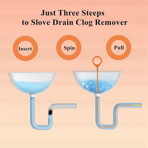 أداة إزالة انسداد شعر الأفعى بطول 35 بوصة، ثعبان سباكة فولاذي طويل مرن مضاد للكسر، لحوض الحمام، الدش، حوض الاستحمام، تصريف الأنابيب (4 عبوات) in Kuwait