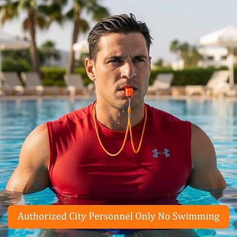 4 Pcs Super Loud Sport Whistle with Lanyard, Orange Coach Whistles High-Pitched Emergency Whistle Loud 120dB Plastic Whistles for Boating, Swimming, Kayaking, Water Survival, Hiking, Camping in Saudi Arabia