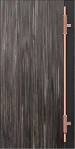 Commercial Grade Stainless Steel Push Pull Door Handle - Heavy-Duty, Two-Sided Contemporary Design for Front, Patio, Barn Doors - 39.4in Gold Pull Bar in Saudi Arabia