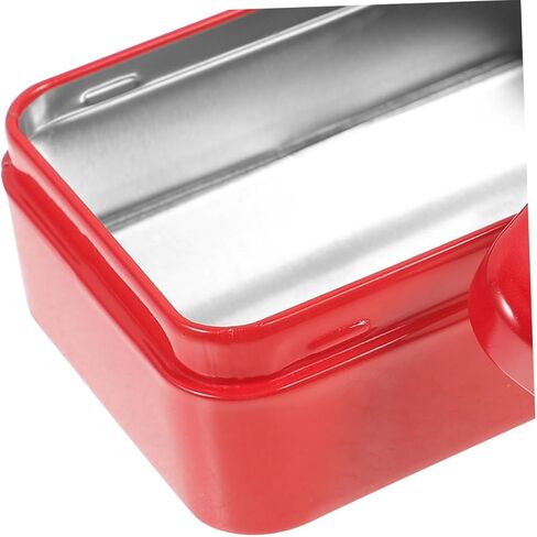 Alasum 2pcs Emergency Medicine Tin Compact and Portable First Aid Storage Box for Family Travel in Saudi Arabia