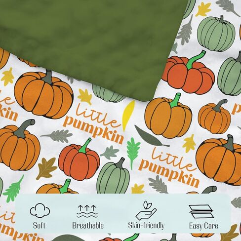 Mink Baby Girls Blankets Purple Pink Halloween Ghost Floral, Spooky Holiday Soft Double Layer Dotted Backing Receiving Swaddle, Newborn Infant Toddler Nursery Crib Bedding Shower Gift 30 x 40 in Kuwait