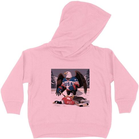 TeesAndTankYou USA Eagle Kids Hoodie Sweatshirt Toddler in Saudi Arabia