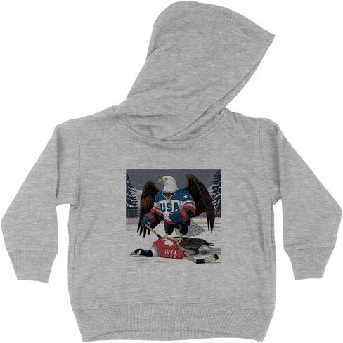 TeesAndTankYou USA Eagle Kids Hoodie Sweatshirt Toddler in Saudi Arabia