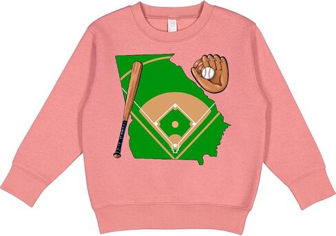 سويت شيرت إنكتاستيك جورجيا للبيسبول الماسي مع مضرب وقفاز للأطفال الصغار in Kuwait