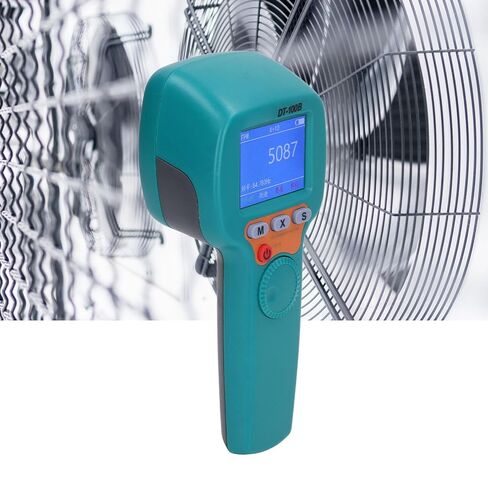 Digital Speed Stroboscope, LED Flash Strobe Tachometer with 1500LX Ultra Bright LEDs00B Rechargeable Handheld Stroboscopes for Rotational Speed Vibration Measurement in Saudi Arabia