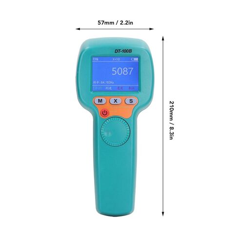Digital Speed Stroboscope, LED Flash Strobe Tachometer with 1500LX Ultra Bright LEDs00B Rechargeable Handheld Stroboscopes for Rotational Speed Vibration Measurement in Saudi Arabia
