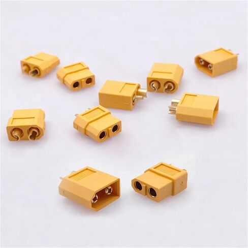 XT60 Male Connector Power Battery Plugs Fixed Version Female XT60E(10PCS Male) in Saudi Arabia
