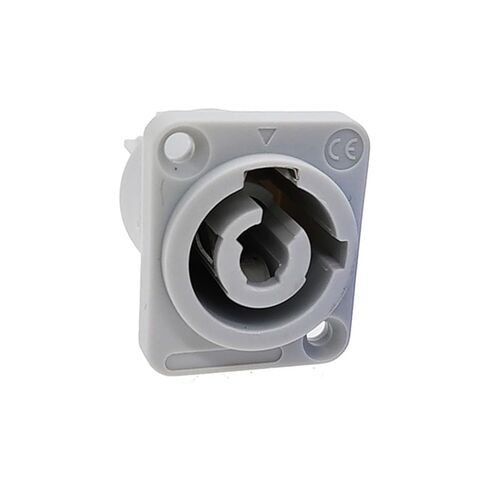 1Pcs Power Connector 3 Pins 20A 250V Speaker Panel Socket Female(White) in Saudi Arabia