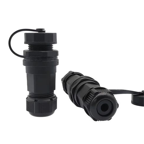 RJ45 Connector CAT5 CAT6 Socket Panel Mount M21 Industrial Connectors IP67 1Pcs(Back Nut) in Saudi Arabia