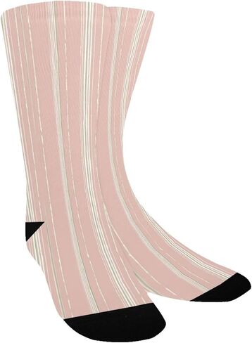 جوارب مرحة مطبوعة مخططة بلون أحمر الخدود - جوارب شتوية حرارية سميكة دافئة للأولاد والبنات الصغار للمدرسة، والارتداء اليومي والأنشطة الخارجية in Kuwait