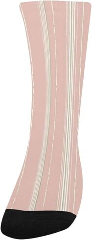 جوارب مرحة مطبوعة مخططة بلون أحمر الخدود - جوارب شتوية حرارية سميكة دافئة للأولاد والبنات الصغار للمدرسة، والارتداء اليومي والأنشطة الخارجية in Kuwait