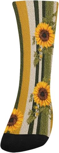 جوارب المشي لمسافات طويلة بطبعة زهور مخططة من Sunny - جوارب شتوية حرارية سميكة دافئة للأولاد والبنات الصغار للمدرسة، والارتداء اليومي والأنشطة الخارجية in Kuwait