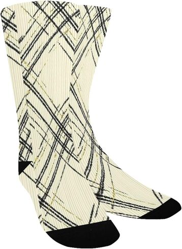 جوارب المشي لمسافات طويلة منقوشة بلون الشمبانيا - جوارب شتوية حرارية سميكة دافئة للأولاد والبنات للمدرسة، والارتداء اليومي والأنشطة الخارجية in Kuwait