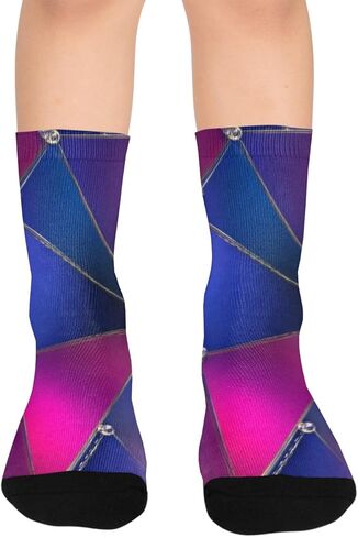 جوارب التنزه سيرًا على الأقدام من Electric Gem Vibe - جوارب شتوية حرارية سميكة دافئة للأطفال الصغار للأولاد والبنات للمدرسة، والارتداء اليومي والأنشطة الخارجية in Kuwait