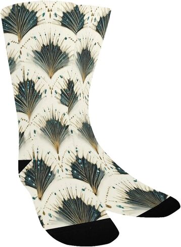 جوارب للمشي لمسافات طويلة بطباعة مروحة شرقية - جوارب شتوية حرارية سميكة دافئة للأطفال الصغار للأولاد والبنات للمدرسة، والارتداء اليومي والأنشطة الخارجية in Kuwait