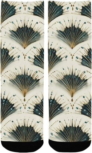 جوارب للمشي لمسافات طويلة بطباعة مروحة شرقية - جوارب شتوية حرارية سميكة دافئة للأطفال الصغار للأولاد والبنات للمدرسة، والارتداء اليومي والأنشطة الخارجية in Kuwait