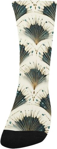 جوارب للمشي لمسافات طويلة بطباعة مروحة شرقية - جوارب شتوية حرارية سميكة دافئة للأطفال الصغار للأولاد والبنات للمدرسة، والارتداء اليومي والأنشطة الخارجية in Kuwait