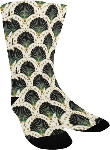 جوارب أنيقة للمشي باللون الأخضر من Fan Art - جوارب شتوية حرارية سميكة دافئة للأطفال الصغار للأولاد والبنات للمدرسة، والارتداء اليومي والأنشطة الخارجية in Kuwait