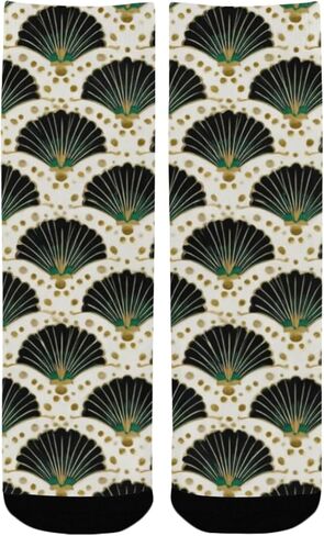 جوارب أنيقة للمشي باللون الأخضر من Fan Art - جوارب شتوية حرارية سميكة دافئة للأطفال الصغار للأولاد والبنات للمدرسة، والارتداء اليومي والأنشطة الخارجية in Kuwait