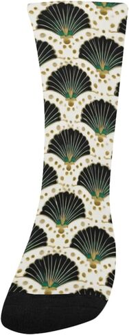 جوارب أنيقة للمشي باللون الأخضر من Fan Art - جوارب شتوية حرارية سميكة دافئة للأطفال الصغار للأولاد والبنات للمدرسة، والارتداء اليومي والأنشطة الخارجية in Kuwait