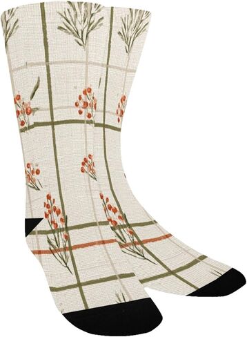 جوارب المشي لمسافات طويلة من Little Retro Art Flowers - جوارب شتوية حرارية سميكة دافئة للأطفال الصغار للأولاد والبنات للمدرسة، والارتداء اليومي والأنشطة الخارجية in Kuwait