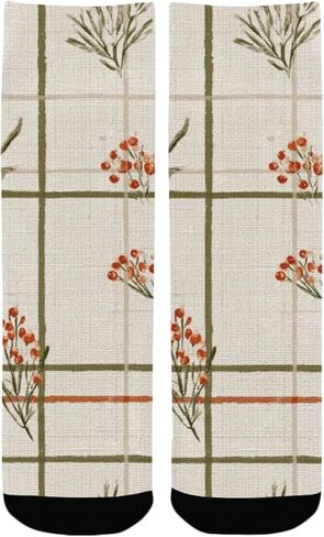 جوارب المشي لمسافات طويلة من Little Retro Art Flowers - جوارب شتوية حرارية سميكة دافئة للأطفال الصغار للأولاد والبنات للمدرسة، والارتداء اليومي والأنشطة الخارجية in Kuwait