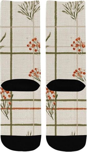 جوارب المشي لمسافات طويلة من Little Retro Art Flowers - جوارب شتوية حرارية سميكة دافئة للأطفال الصغار للأولاد والبنات للمدرسة، والارتداء اليومي والأنشطة الخارجية in Kuwait