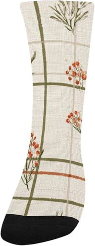 جوارب المشي لمسافات طويلة من Little Retro Art Flowers - جوارب شتوية حرارية سميكة دافئة للأطفال الصغار للأولاد والبنات للمدرسة، والارتداء اليومي والأنشطة الخارجية in Kuwait