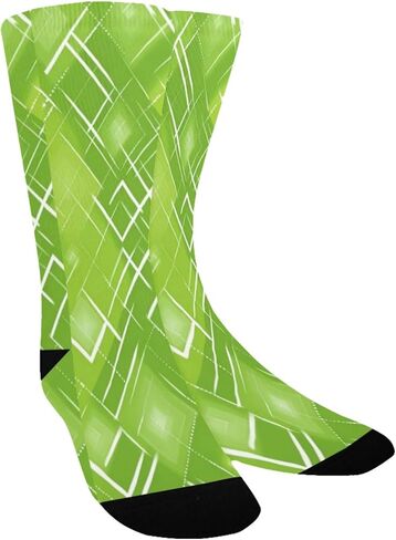 جوارب المشي لمسافات طويلة من Neon Art Gem Green - جوارب شتوية حرارية سميكة دافئة للأولاد والبنات للمدرسة، والارتداء اليومي والأنشطة الخارجية in Kuwait