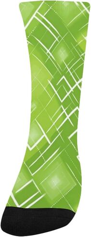 جوارب المشي لمسافات طويلة من Neon Art Gem Green - جوارب شتوية حرارية سميكة دافئة للأولاد والبنات للمدرسة، والارتداء اليومي والأنشطة الخارجية in Kuwait