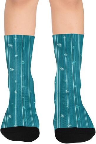 جوارب Galaxy Slant Motif للمشي لمسافات طويلة - جوارب شتوية حرارية سميكة دافئة للأولاد والبنات الصغار للمدرسة، والارتداء اليومي والأنشطة الخارجية in Kuwait