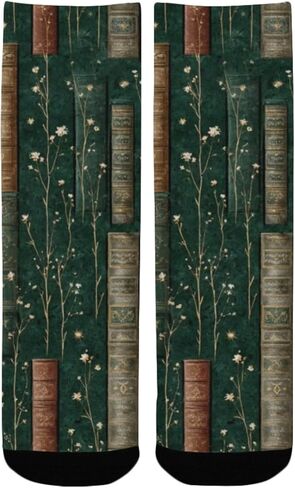 جوارب المشي لمسافات طويلة بطبعات منقوشة دائمة الخضرة - جوارب شتوية حرارية سميكة دافئة للأولاد والبنات للمدرسة، والارتداء اليومي والأنشطة الخارجية in Kuwait