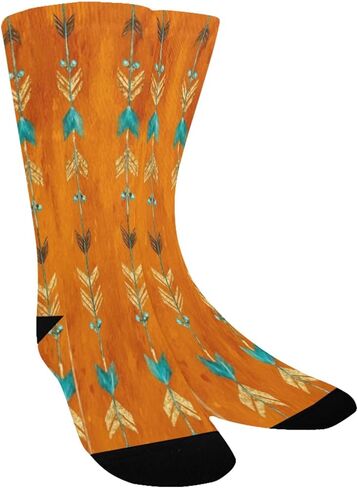 جوارب Art Tribal Arrow للمشي لمسافات طويلة - جوارب شتوية حرارية سميكة دافئة للأطفال الصغار للأولاد والبنات للمدرسة، والارتداء اليومي والأنشطة الخارجية in Kuwait