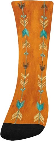 جوارب Art Tribal Arrow للمشي لمسافات طويلة - جوارب شتوية حرارية سميكة دافئة للأطفال الصغار للأولاد والبنات للمدرسة، والارتداء اليومي والأنشطة الخارجية in Kuwait