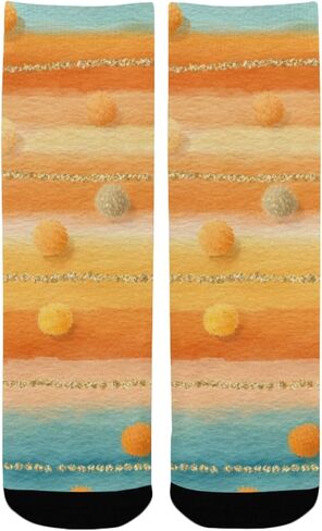 جوارب Coastal Pom Vibe للمشي لمسافات طويلة - جوارب شتوية حرارية سميكة دافئة للأطفال الصغار للأولاد والبنات للمدرسة، والارتداء اليومي والأنشطة الخارجية in Kuwait