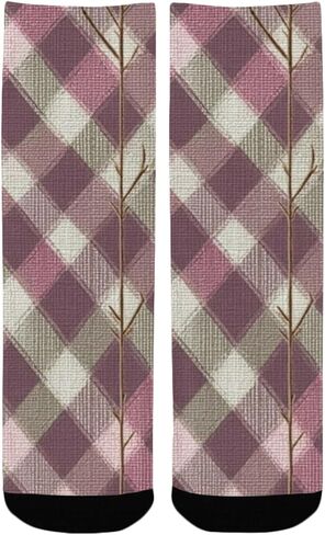 جوارب داكنة منقوشة متوهجة للمشي لمسافات طويلة - جوارب شتوية حرارية سميكة دافئة للأولاد والبنات للمدرسة، والارتداء اليومي والأنشطة الخارجية in Kuwait