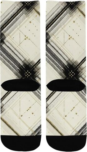 جوارب سوداء منقوشة مذهبة للمشي لمسافات طويلة - جوارب شتوية حرارية سميكة دافئة للأطفال الصغار للأولاد والبنات للمدرسة، والارتداء اليومي والأنشطة الخارجية in Kuwait