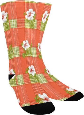 جوارب المشي لمسافات طويلة بطباعة زهور من الحمضيات - جوارب شتوية حرارية سميكة دافئة للأولاد والبنات الصغار للمدرسة، والارتداء اليومي والأنشطة الخارجية in Kuwait