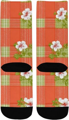 جوارب المشي لمسافات طويلة بطباعة زهور من الحمضيات - جوارب شتوية حرارية سميكة دافئة للأولاد والبنات الصغار للمدرسة، والارتداء اليومي والأنشطة الخارجية in Kuwait