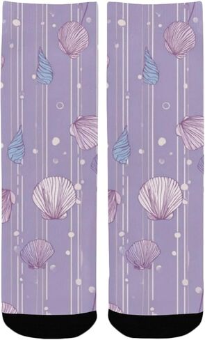 جوارب التنزه سيرًا على الأقدام من Lavender Shells - جوارب شتوية حرارية سميكة دافئة للأولاد والبنات الصغار للمدرسة، والارتداء اليومي والأنشطة الخارجية in Kuwait