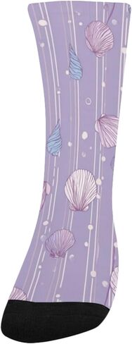 جوارب التنزه سيرًا على الأقدام من Lavender Shells - جوارب شتوية حرارية سميكة دافئة للأولاد والبنات الصغار للمدرسة، والارتداء اليومي والأنشطة الخارجية in Kuwait