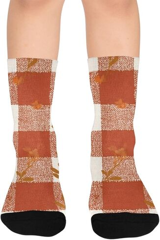 جوارب سبرينج ريفية متوهجة للتنزه سيرًا على الأقدام - جوارب شتوية سميكة دافئة للأولاد والبنات الصغار للمدرسة، والارتداء اليومي والأنشطة الخارجية in Kuwait