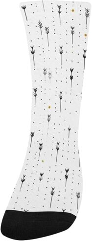 جوارب Bohemian Dash Vibe Gray للمشي لمسافات طويلة - جوارب شتوية حرارية سميكة دافئة للأولاد والبنات للمدرسة، والارتداء اليومي والأنشطة الخارجية in Kuwait